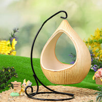 HKM-6722493 Hamster Swing Cradle Hammock Ceramic Hideaway for Small Pets - Fun and Cozy Space