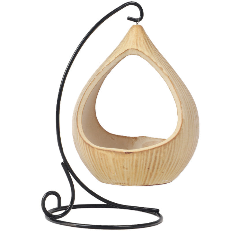 HKM-6722493 Hamster Swing Cradle Hammock Ceramic Hideaway for Small Pets - Fun and Cozy Space