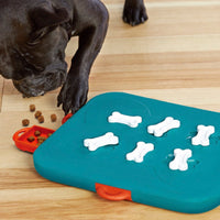 HKM-6723261 Interactive Educational Dog Food Feeder Toy - Slow Feeding Puzzle with 6 Snack Compartments for Dogs