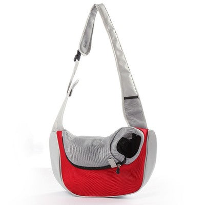 HKM-6724669 Portable Breathable Pet Shoulder Bag for Small Dogs and Puppies, Ultra-Light Oxford Cloth Design