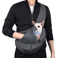 HKM-6724669 Portable Breathable Pet Shoulder Bag for Small Dogs and Puppies, Ultra-Light Oxford Cloth Design