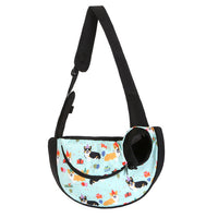 HKM-6724669 Portable Breathable Pet Shoulder Bag for Small Dogs and Puppies, Ultra-Light Oxford Cloth Design