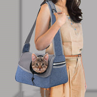 HKM-6724669 Portable Breathable Pet Shoulder Bag for Small Dogs and Puppies, Ultra-Light Oxford Cloth Design