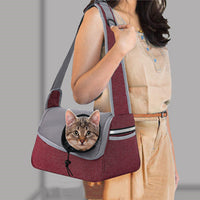 HKM-6724669 Portable Breathable Pet Shoulder Bag for Small Dogs and Puppies, Ultra-Light Oxford Cloth Design