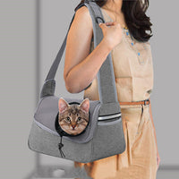 HKM-6724669 Portable Breathable Pet Shoulder Bag for Small Dogs and Puppies, Ultra-Light Oxford Cloth Design