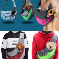 HKM-6724669 Portable Breathable Pet Shoulder Bag for Small Dogs and Puppies, Ultra-Light Oxford Cloth Design