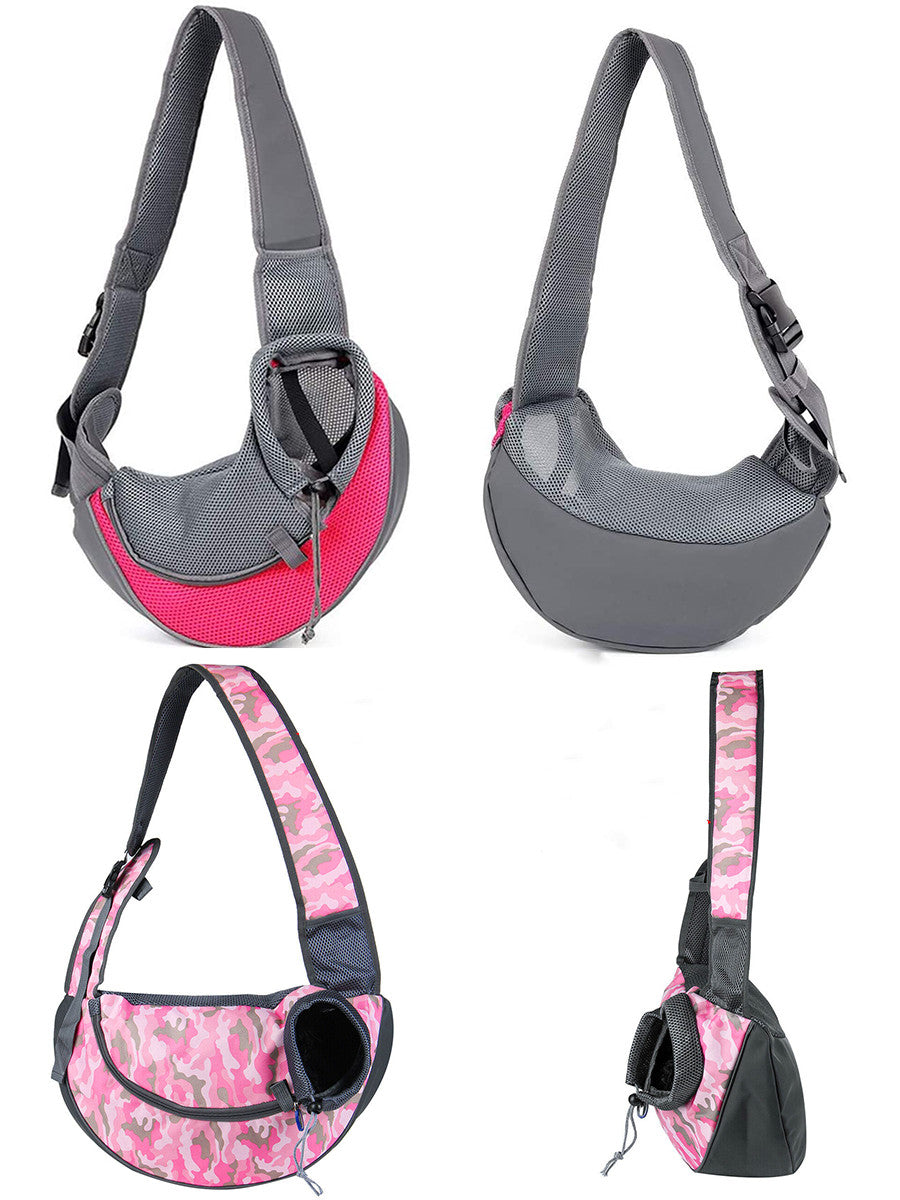 HKM-6724669 Portable Breathable Pet Shoulder Bag for Small Dogs and Puppies, Ultra-Light Oxford Cloth Design