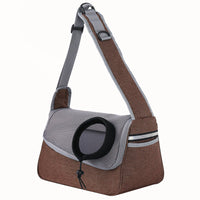 HKM-6724669 Portable Breathable Pet Shoulder Bag for Small Dogs and Puppies, Ultra-Light Oxford Cloth Design