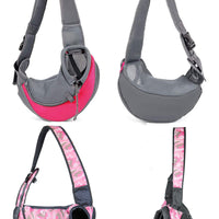 HKM-6724669 Portable Breathable Pet Shoulder Bag for Small Dogs and Puppies, Ultra-Light Oxford Cloth Design