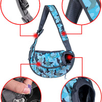 HKM-6724669 Portable Breathable Pet Shoulder Bag for Small Dogs and Puppies, Ultra-Light Oxford Cloth Design