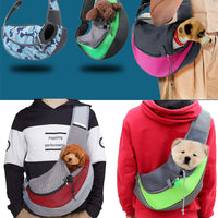 HKM-6724669 Portable Breathable Pet Shoulder Bag for Small Dogs and Puppies, Ultra-Light Oxford Cloth Design