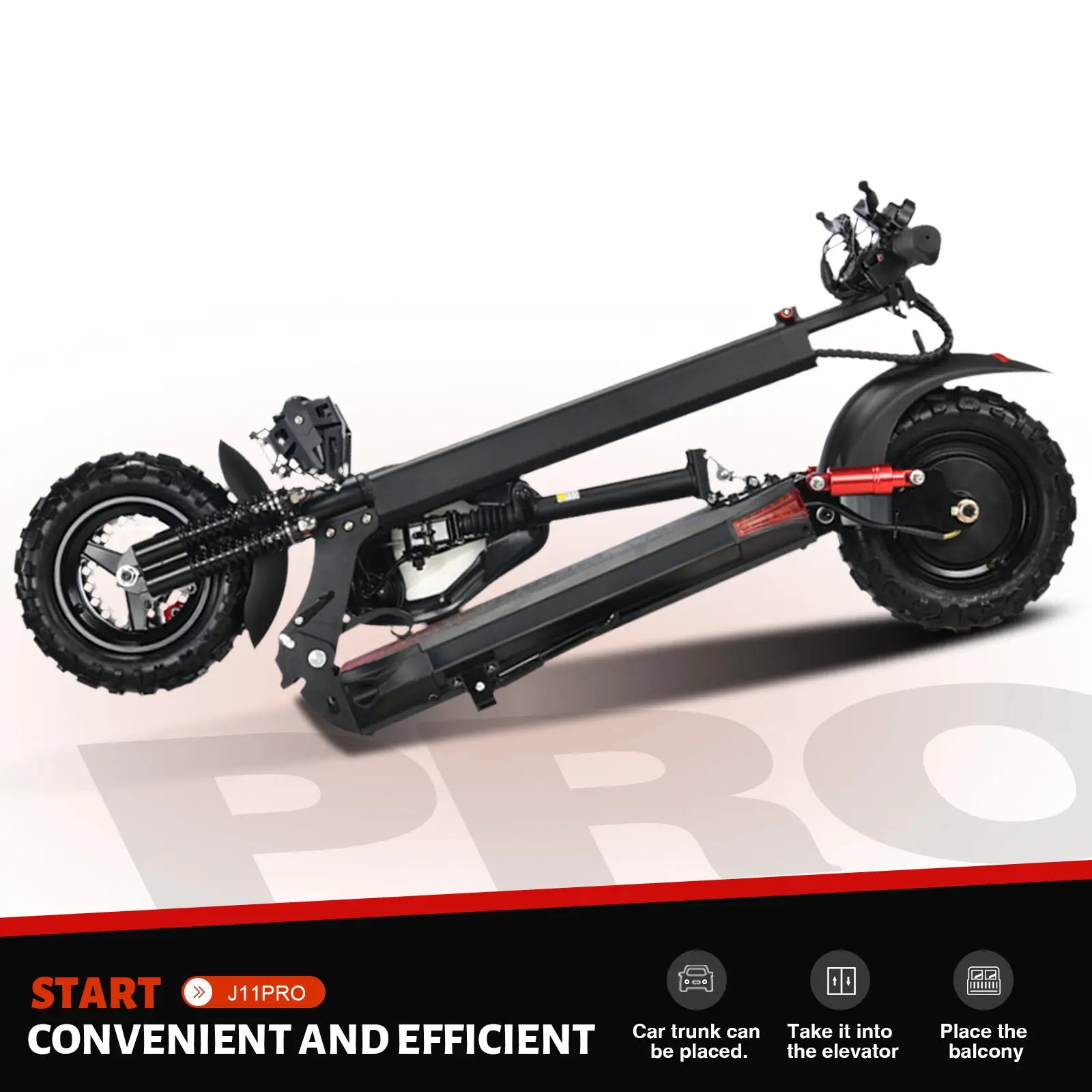 HKM-672467 Foldable Electric Scooter with 800W Motor, 10-Inch Tires, 40-60 km Range, Max Speed 50 km/h