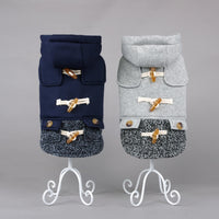 HKM-6724797 Casual Cotton Dog Coat with Horn Button Detail in Various Sizes