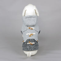 HKM-6724797 Casual Cotton Dog Coat with Horn Button Detail in Various Sizes