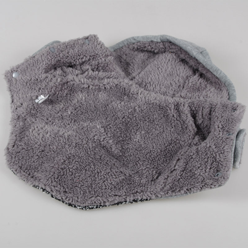 HKM-6724797 Casual Cotton Dog Coat with Horn Button Detail in Various Sizes