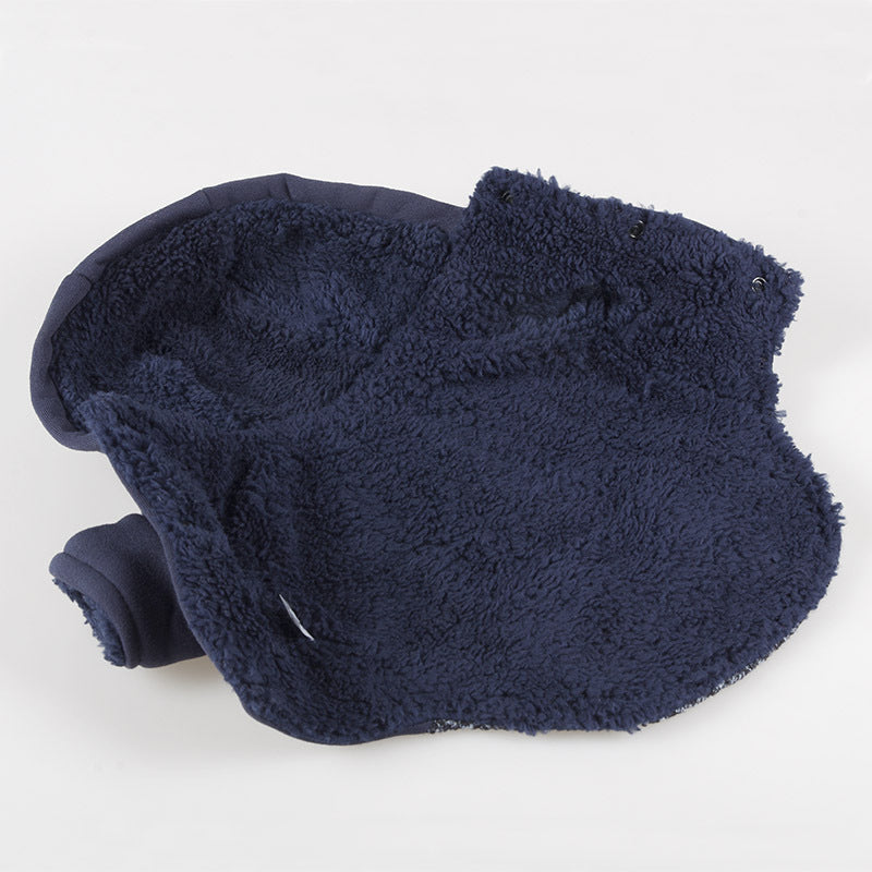 HKM-6724797 Casual Cotton Dog Coat with Horn Button Detail in Various Sizes