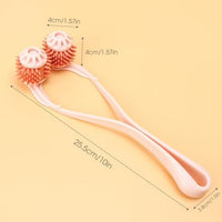 HKM-6725693 Pink Cat Massager Roller for Relaxing Head and Face Therapy