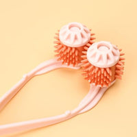 HKM-6725693 Pink Cat Massager Roller for Relaxing Head and Face Therapy