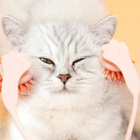 HKM-6725693 Pink Cat Massager Roller for Relaxing Head and Face Therapy