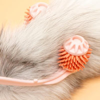 HKM-6725693 Pink Cat Massager Roller for Relaxing Head and Face Therapy