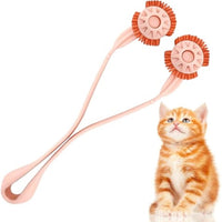 HKM-6725693 Pink Cat Massager Roller for Relaxing Head and Face Therapy