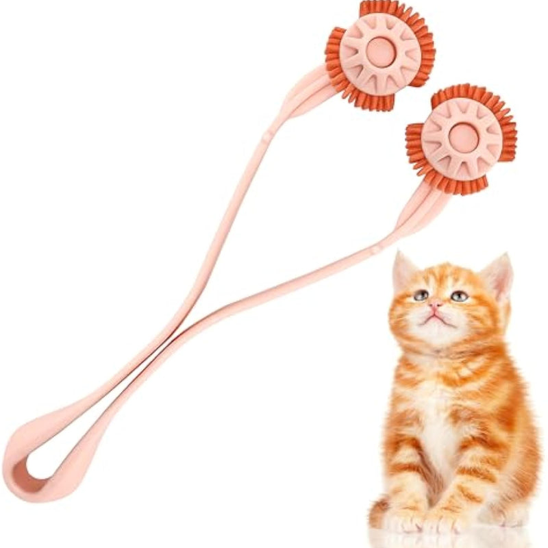 HKM-6725693 Pink Cat Massager Roller for Relaxing Head and Face Therapy