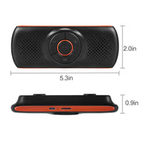 HKM-672595 Wireless Bluetooth Car Hands-Free Speaker with Subwoofer for Smartphones