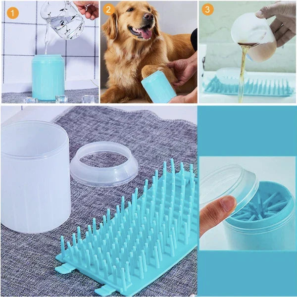 HKM-6726077 Dog Sanitary Care Set: Nail Grinder, Paw Grooming Kit, Toilet, Foot Washer, Garbage Bags
