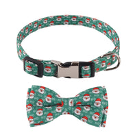HKM-6726205 Sunflower Pattern Holiday Dog Collar with Hair Accessory