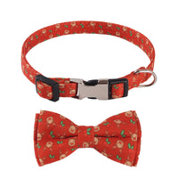 HKM-6726205 Sunflower Pattern Holiday Dog Collar with Hair Accessory
