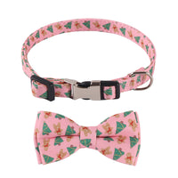HKM-6726205 Sunflower Pattern Holiday Dog Collar with Hair Accessory