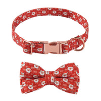 HKM-6726205 Sunflower Pattern Holiday Dog Collar with Hair Accessory