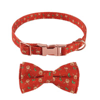 HKM-6726205 Sunflower Pattern Holiday Dog Collar with Hair Accessory