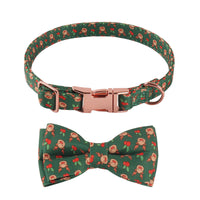 HKM-6726205 Sunflower Pattern Holiday Dog Collar with Hair Accessory