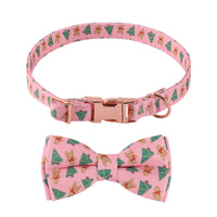 HKM-6726205 Sunflower Pattern Holiday Dog Collar with Hair Accessory
