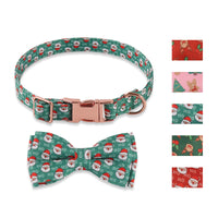 HKM-6726205 Sunflower Pattern Holiday Dog Collar with Hair Accessory