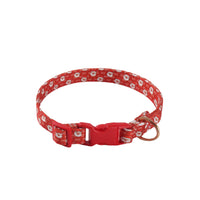 HKM-6726205 Sunflower Pattern Holiday Dog Collar with Hair Accessory