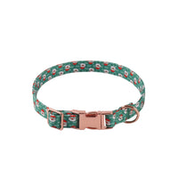 HKM-6726205 Sunflower Pattern Holiday Dog Collar with Hair Accessory