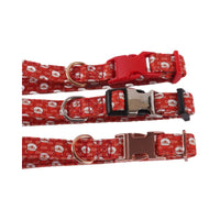 HKM-6726205 Sunflower Pattern Holiday Dog Collar with Hair Accessory