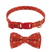 HKM-6726205 Sunflower Pattern Holiday Dog Collar with Hair Accessory