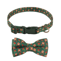 HKM-6726205 Sunflower Pattern Holiday Dog Collar with Hair Accessory