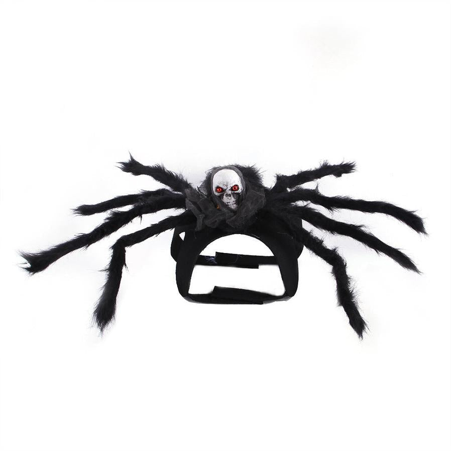 HKM-672851 Bat Wings Costume for Cats and Small Dogs - Black Felt Accessory with Adjustable Velcro Straps