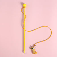 HKM-6729021 Interactive Plush Cat Teaser Toy with Bell and Sound - Various Fun Designs