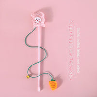 HKM-6729021 Interactive Plush Cat Teaser Toy with Bell and Sound - Various Fun Designs