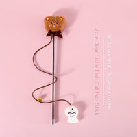 HKM-6729021 Interactive Plush Cat Teaser Toy with Bell and Sound - Various Fun Designs