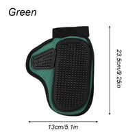 HKM-6729789 Pet Grooming Glove for Bathing and Massage, Silicone Hair Removal Tool for Dogs and Cats