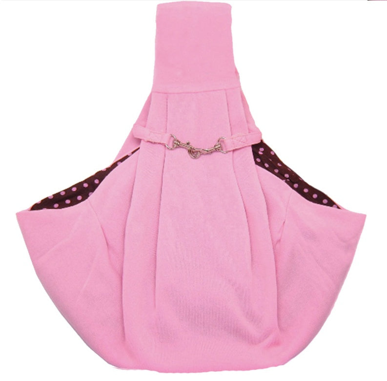 HKM-6730429 Folding Pet Shoulder Bag in Soft Cotton and Hemp - Available in Pink, Gray, Blue, and Canvas Lake Blue
