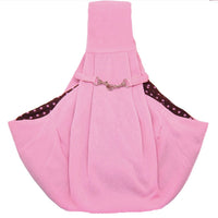 HKM-6730429 Folding Pet Shoulder Bag in Soft Cotton and Hemp - Available in Pink, Gray, Blue, and Canvas Lake Blue