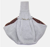 HKM-6730429 Folding Pet Shoulder Bag in Soft Cotton and Hemp - Available in Pink, Gray, Blue, and Canvas Lake Blue