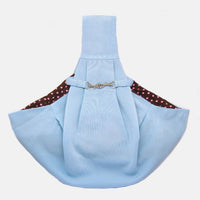 HKM-6730429 Folding Pet Shoulder Bag in Soft Cotton and Hemp - Available in Pink, Gray, Blue, and Canvas Lake Blue